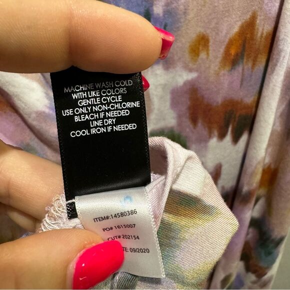 Torrid Ava White Floral Stretch Challis Cami Tank Top Size 2 - Picture 5 of 6